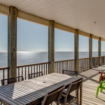 Marisol - Pet Friendly And Gulf Front! Enjoy The Large Deck With Amazing Views! Home Dauphin Island Extérieur photo