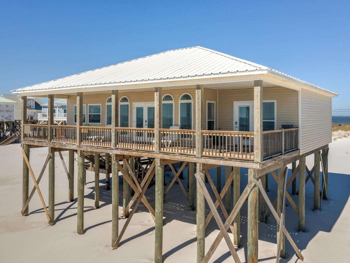Marisol - Pet Friendly And Gulf Front! Enjoy The Large Deck With Amazing Views! Home Dauphin Island Extérieur photo